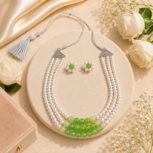 three layer pearl GREEN